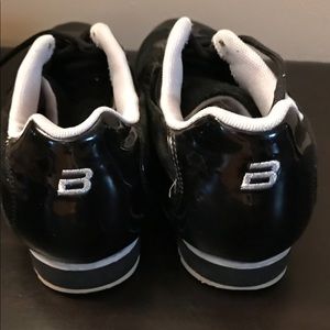 Bebe Sport's Suede & Patent leather tennis shoes